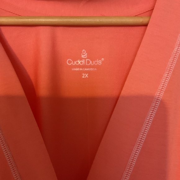 NEW Cuddl Duds Coral Cardigan Size 2X - Picture 3 of 7